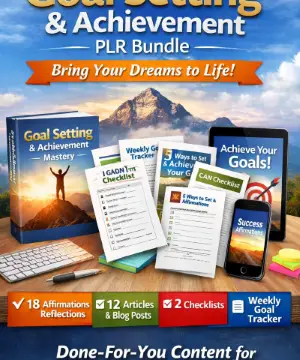 Goal Setting & Achievement PLR Bundle