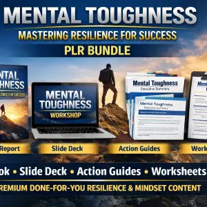 Mental Toughness - Mastering Resilience For Success - PLR Bundle