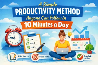 A Simple Productivity Method Anyone Can Follow in 10 Minutes a Day