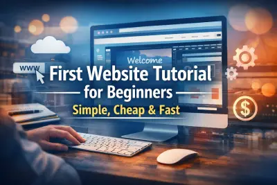 First Website Tutorial for Beginners Simple Cheap and Fast